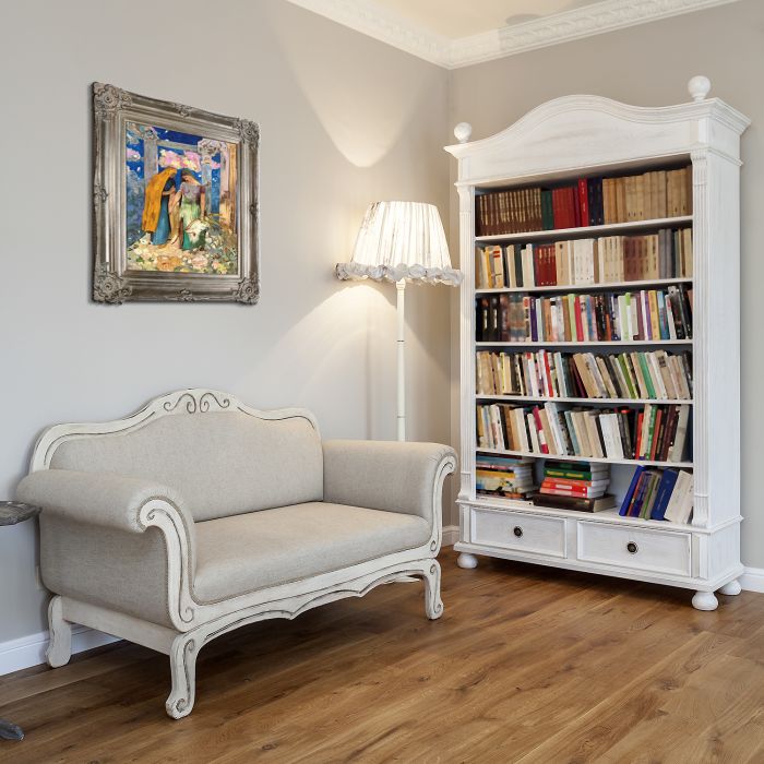 Mystical Conversation, 1896 Pre-framed - Renaissance Champagne Frame 20"X24"