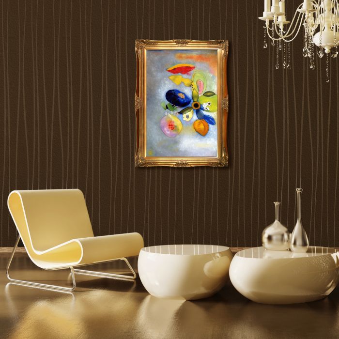 Flowers, 1914-1916 Pre-Framed - Victorian Gold Frame 24"X36"