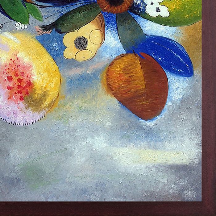 Flowers, 1914-1916 Pre-Framed - Open Grain Mahogany 24" X 36"