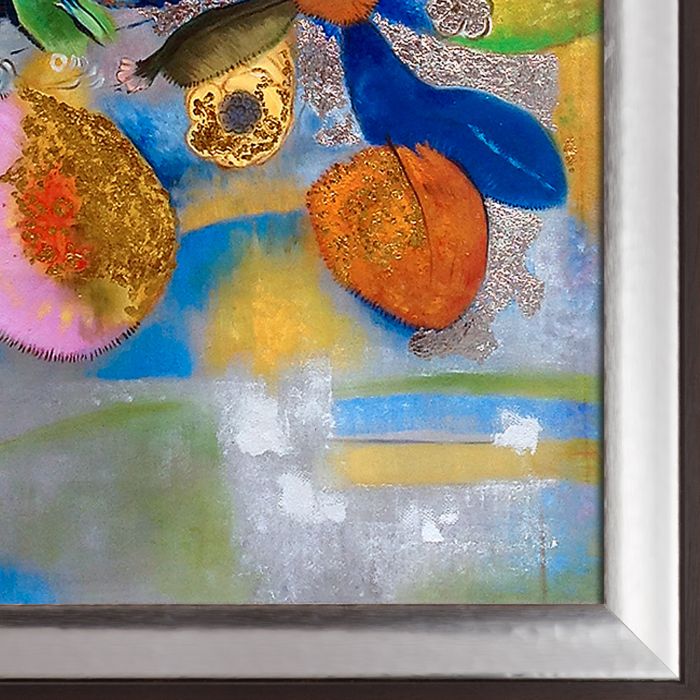 Flowers, 1914-1916 (Luxury Line) Pre-Framed - Magnesium Silver Frame 24" X 36"