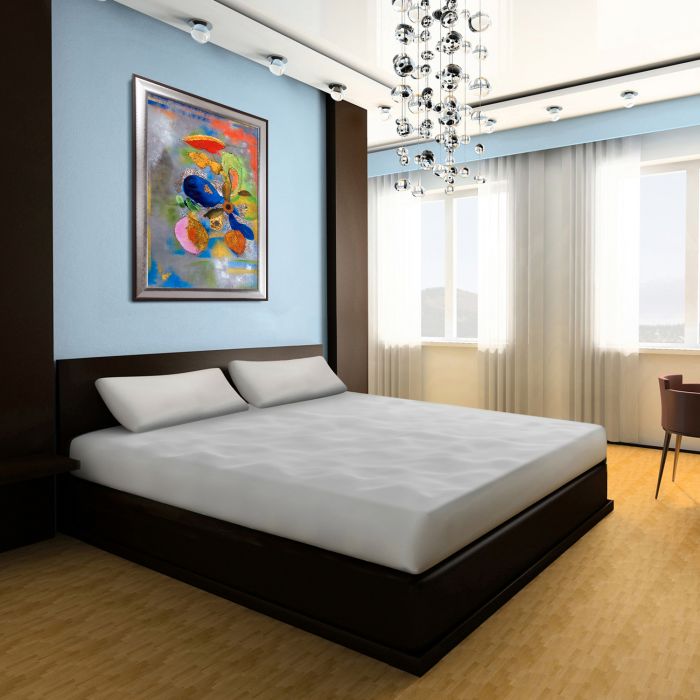 Flowers, 1914-1916 (Luxury Line) Pre-Framed - Magnesium Silver Frame 24" X 36"