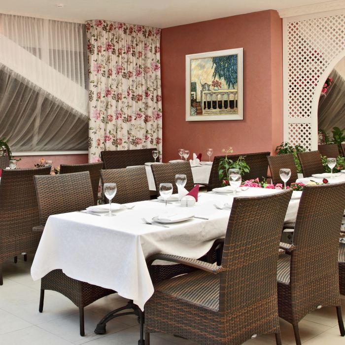 Cats on the Railing Pre-Framed - Constantine Frame 20" X 24"