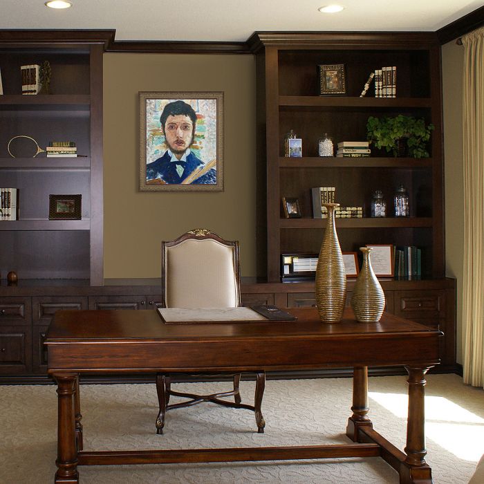 Self Portrait Preframed - Victorian Bronze Frame 20