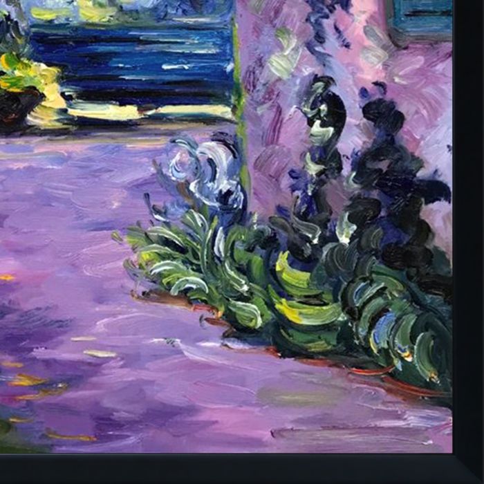 The Garden in the Shade Pre-framed - Studio Black Wood Frame 20"X24"