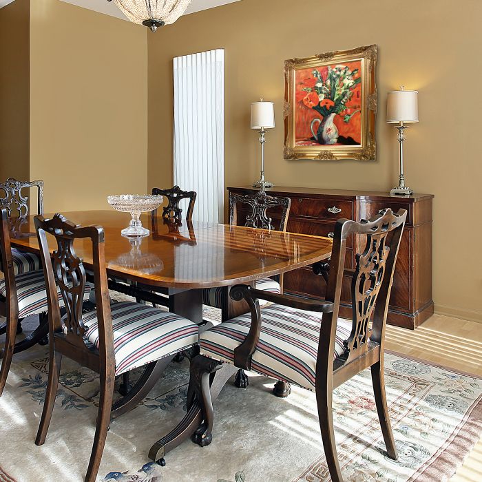 Vase of Flowers Preframed - Victorian Gold Frame 20"X24"