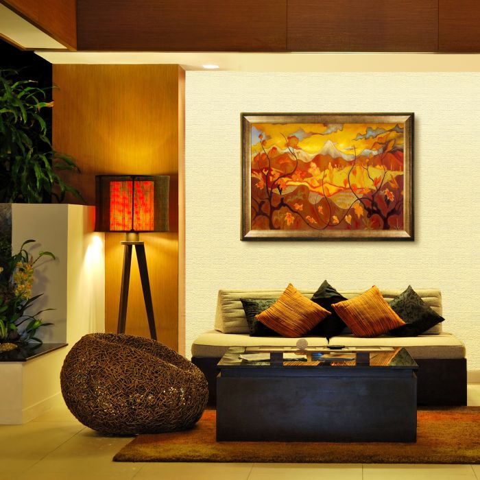 Vines, 1902 Pre-Framed - Athenian Gold Frame 24"X36"