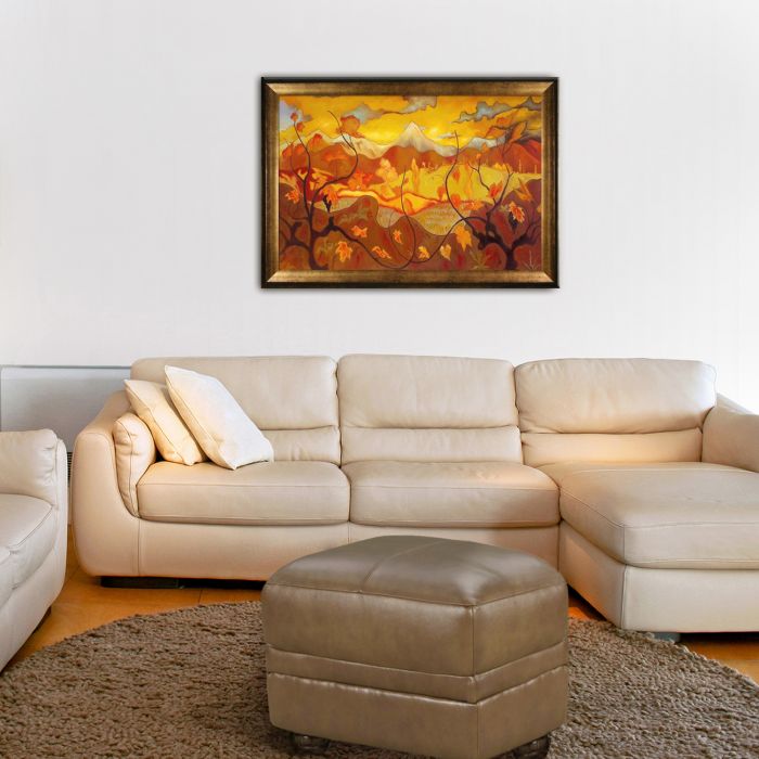 Vines, 1902 Pre-Framed - Athenian Gold Frame 24"X36"