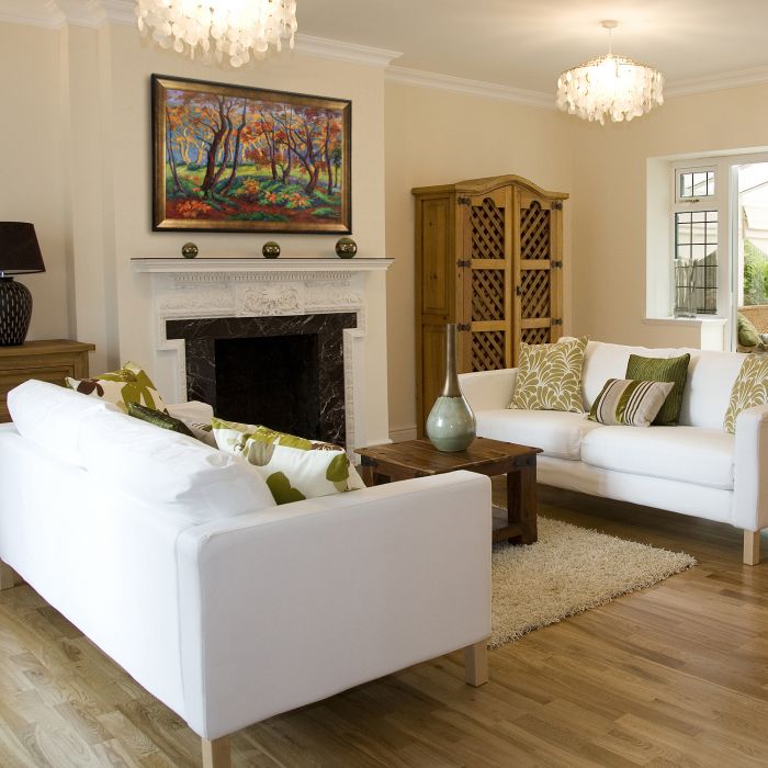 The Clearing or Edge of the Wood Pre-Framed - Athenian Gold Frame 24"X36"