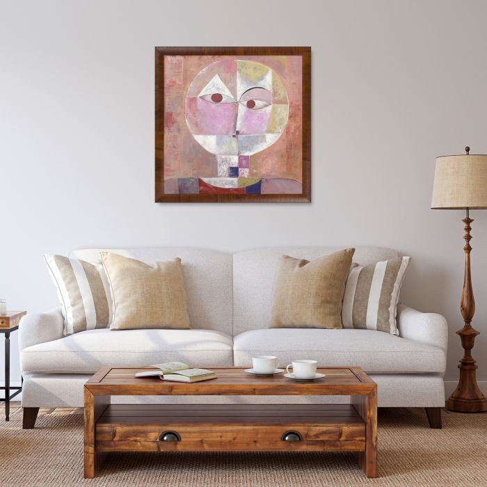 Senecio Pre-Framed - Panzano Olivewood Frame 24"X24"