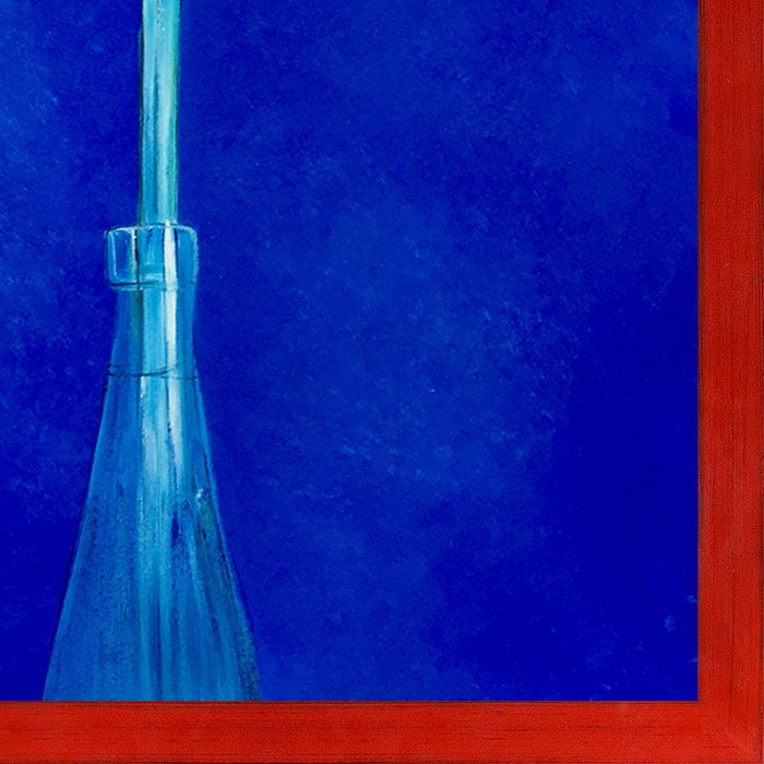 Amaryllis Pre-Framed - Stiletto Red Frame 24" X 36"