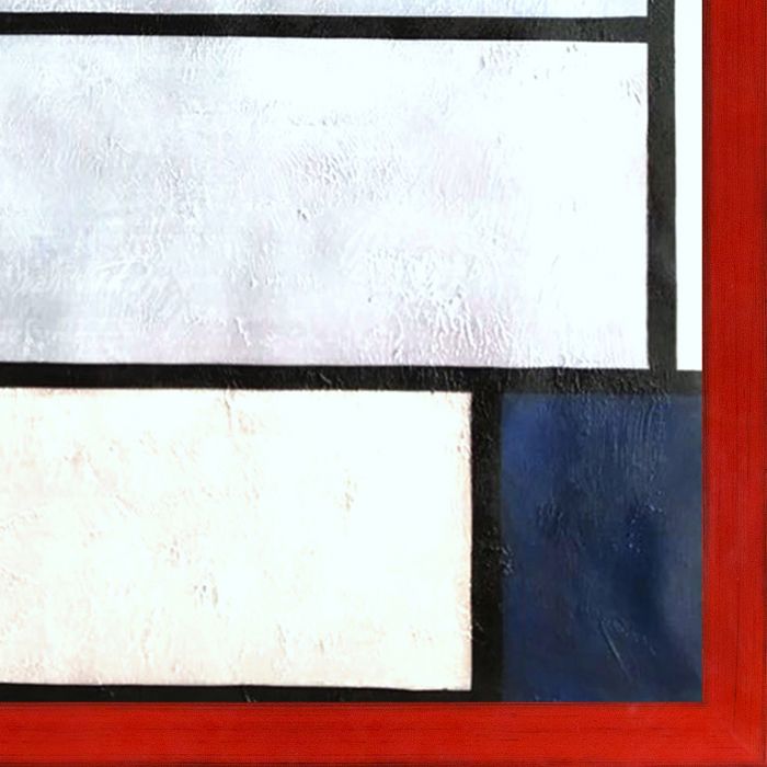 Tableau I Preframed - Stiletto Red Frame 30" X 40"