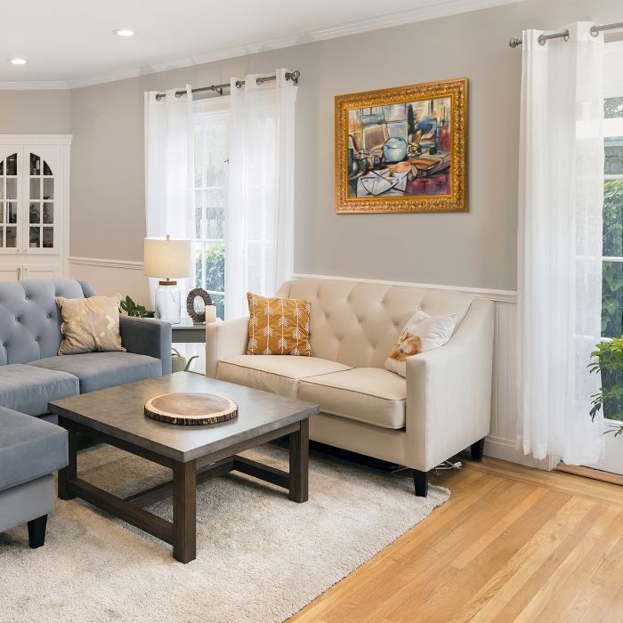 Still Life with Ginger Pot I Pre-Framed - Sicilian Gold Frame 20" X 24"