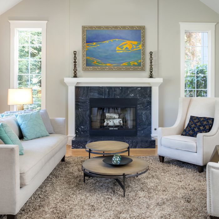 Summer, Dune in Zeeland Pre-framed - Rococo Silver 24"X36"