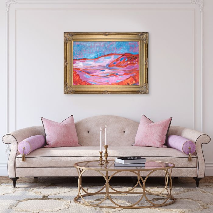 Dune IV Pre-Framed - Renaissance Bronze Frame 24"X36"