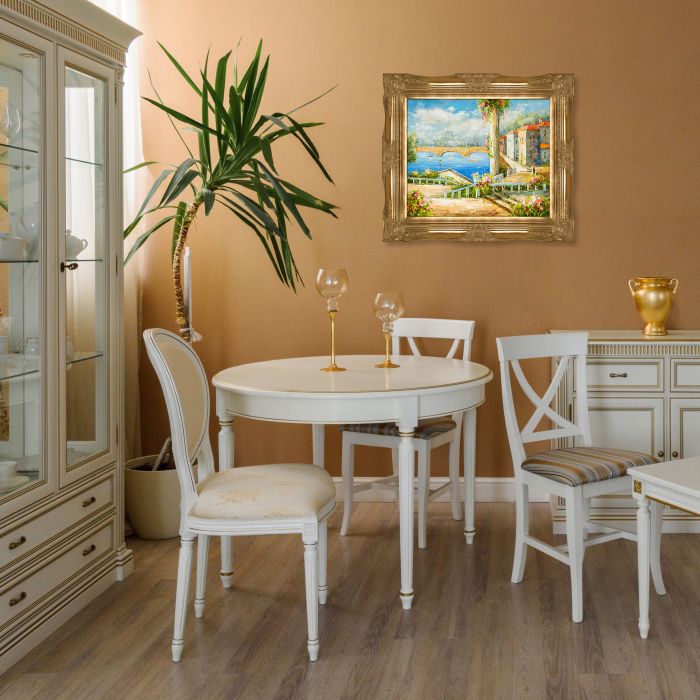 Resort Near The Eiffel Pre-Framed - Victorian Gold Frame 20"X24"