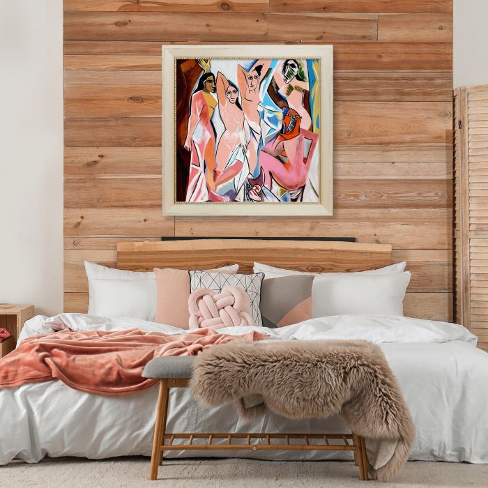 Les Demoiselles D'avignon - Constantine Frame 24" X 24"