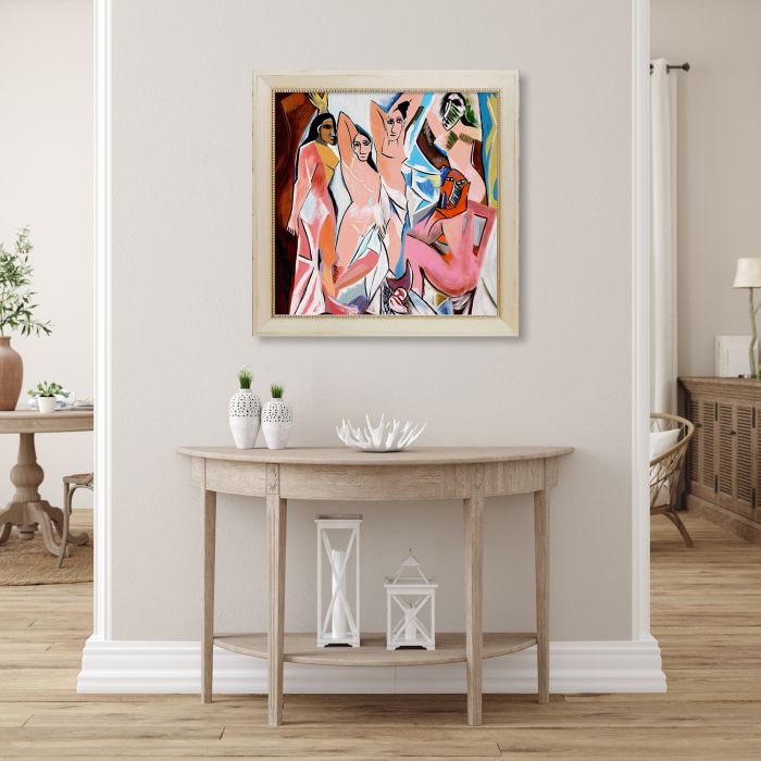 Les Demoiselles D'avignon - Constantine Frame 24" X 24"
