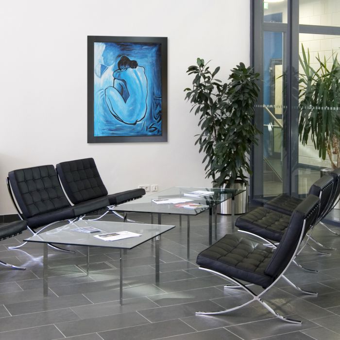 Blue Nude - New Age Black Frame 36"X48"