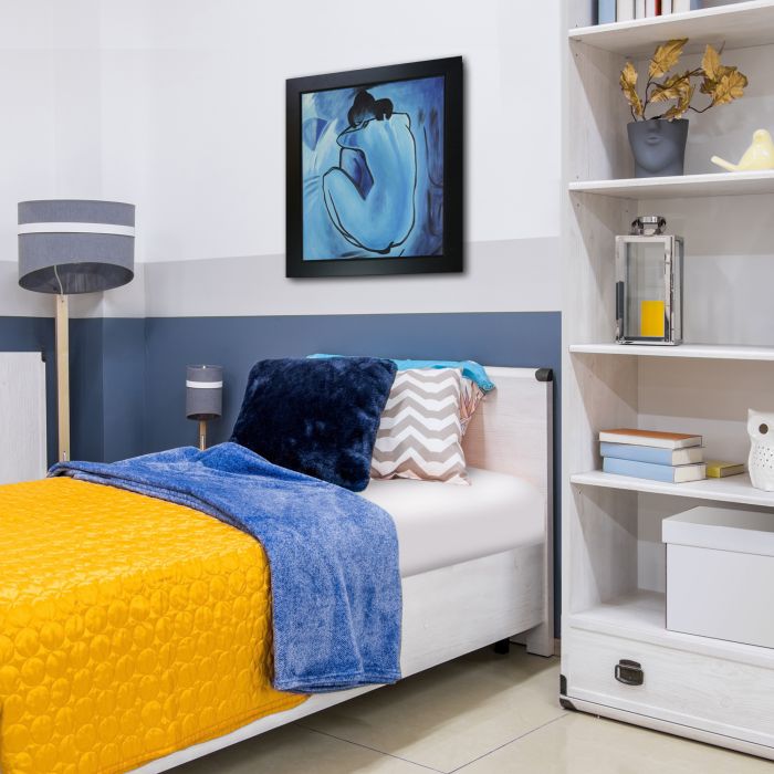 Blue Nude - New Age Black Frame 16"X20"