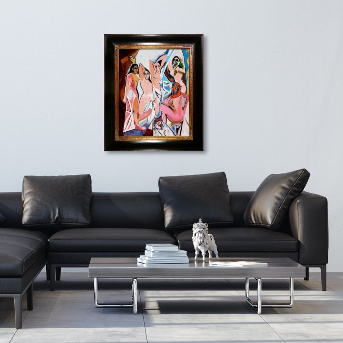 Les Demoiselles D'avignon - Opulent Frame 20"X24"
