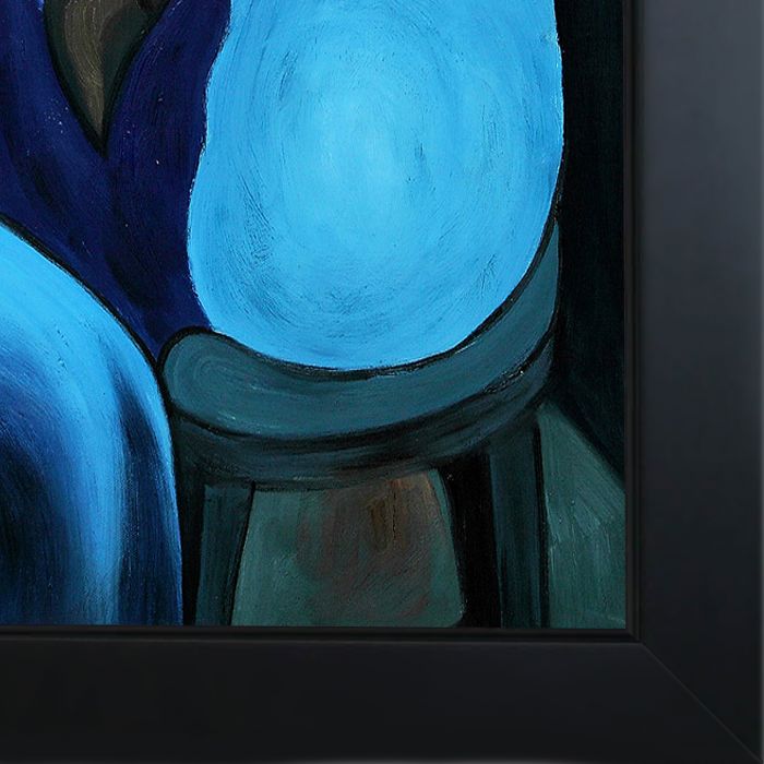 Prostitutes at a Bar - New Age Black Frame 20"X24"