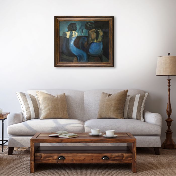 Prostitutes at a Bar - Modena Vintage 20" X 24"