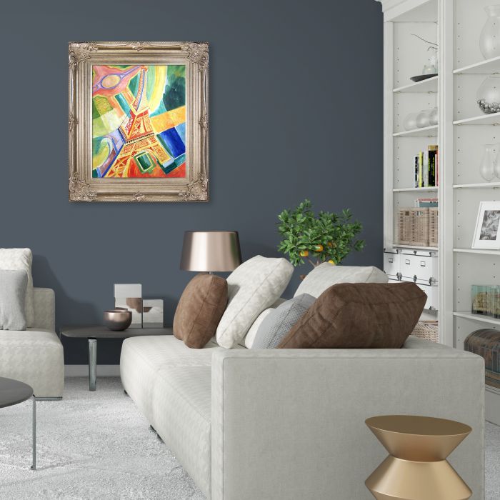 La Tour Eiffel, 1928 Pre-framed - Renaissance Champagne Frame 20"X24"