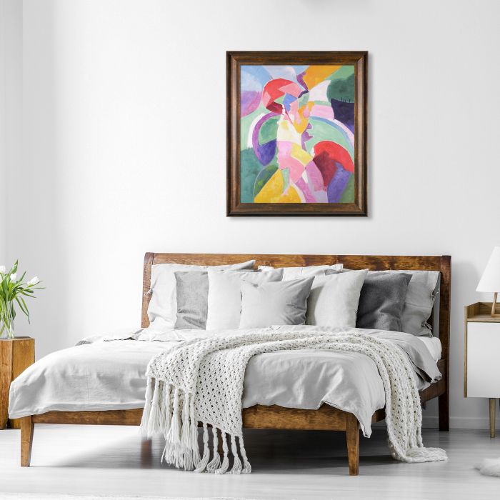 Woman with a Parasol Pre-Framed - Modena Vintage 20" X 24"