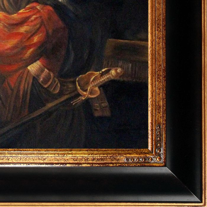 Rembrandt and Saskia in the Parable of the Prodigal Son Pre-Framed - Opulent Frame 20"X24"