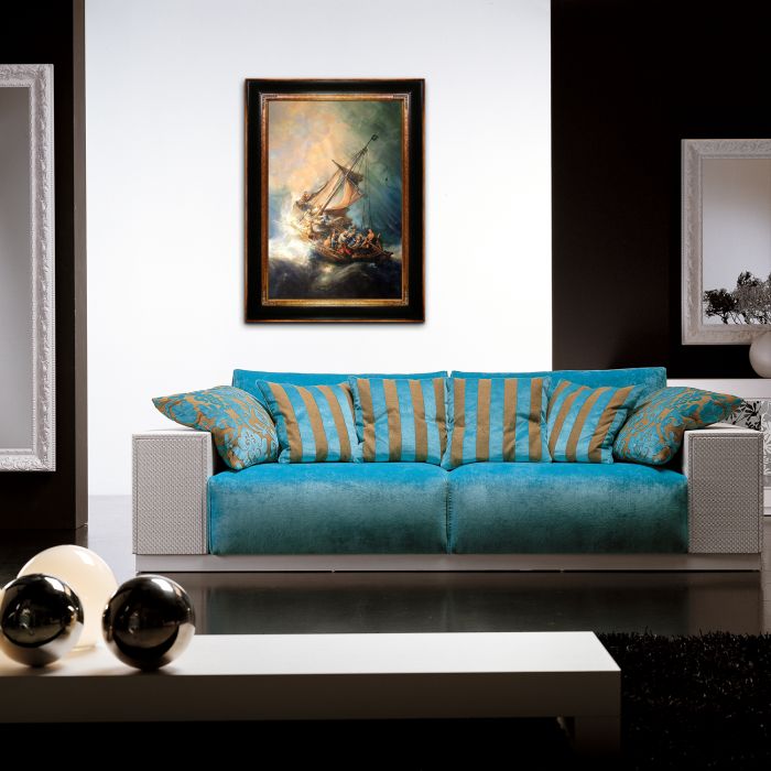 The Storm on the Sea of Galilee Pre-Framed - Opulent Frame 24"X36"