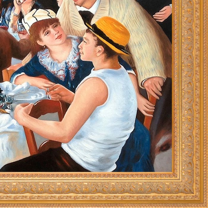Luncheon of The Boating Party Pre-Framed - Sovereign Frame 24" X 36"