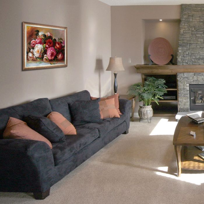 Discarded Roses Pre-framed - Spoleto Bronze 20" X 24"