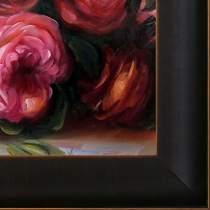 Discarded Roses Pre-Framed - Veine D'Or Bronze Scoop Frame 20"X24"