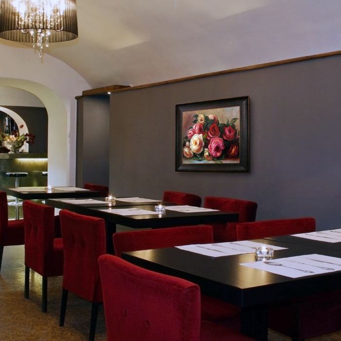 Discarded Roses Pre-Framed - Veine D'Or Bronze Scoop Frame 20"X24"