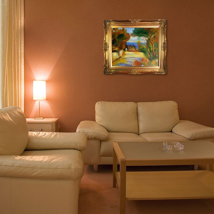 L'Estaque Pre-Framed - Victorian Gold Frame 20"X24"