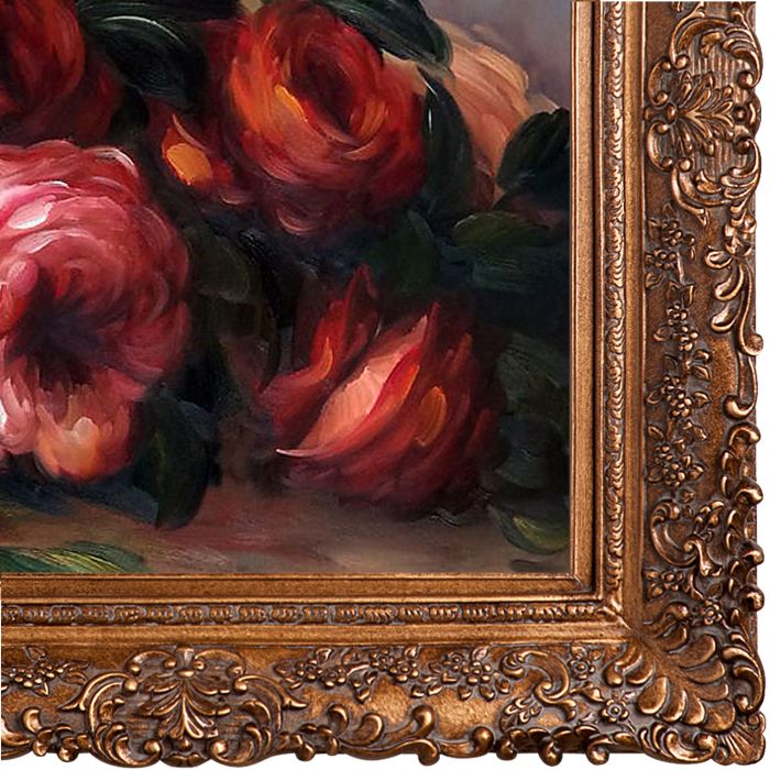 Discarded Roses Pre-Framed - Burgeon Gold Frame 24"X36"