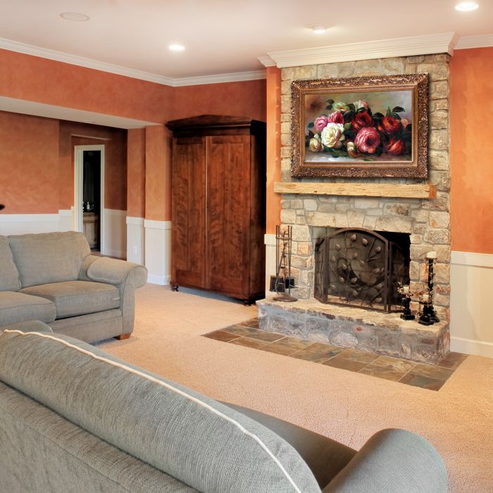 Discarded Roses Pre-Framed - Burgeon Gold Frame 24"X36"