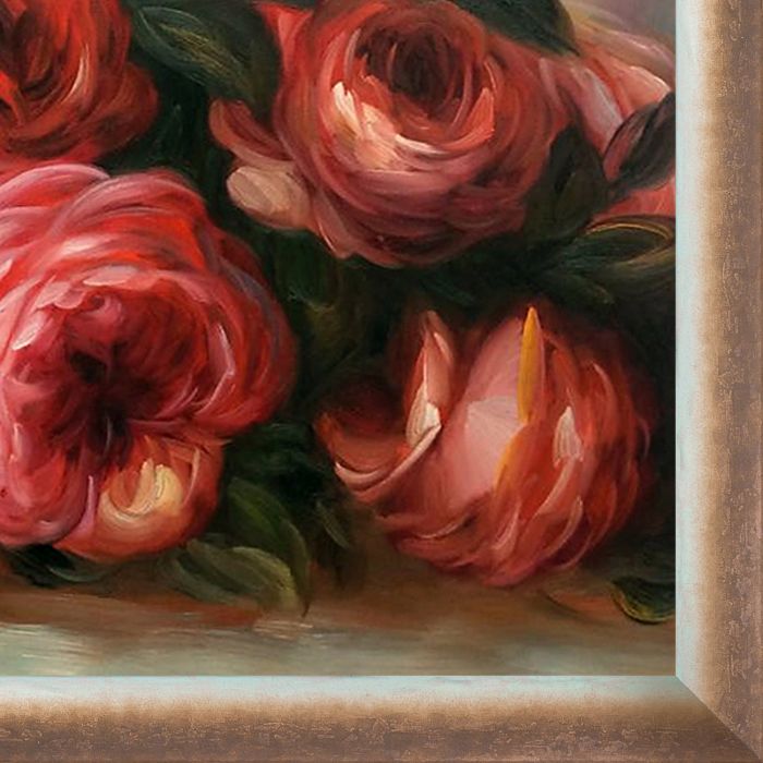 Discarded Roses Pre-Framed - Spoleto Bronze 24" X 36"