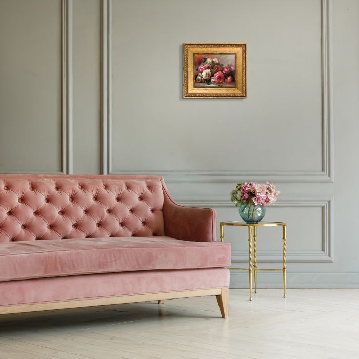 Discarded Roses Pre-Framed - Versailles Gold King Frame 8"X10"