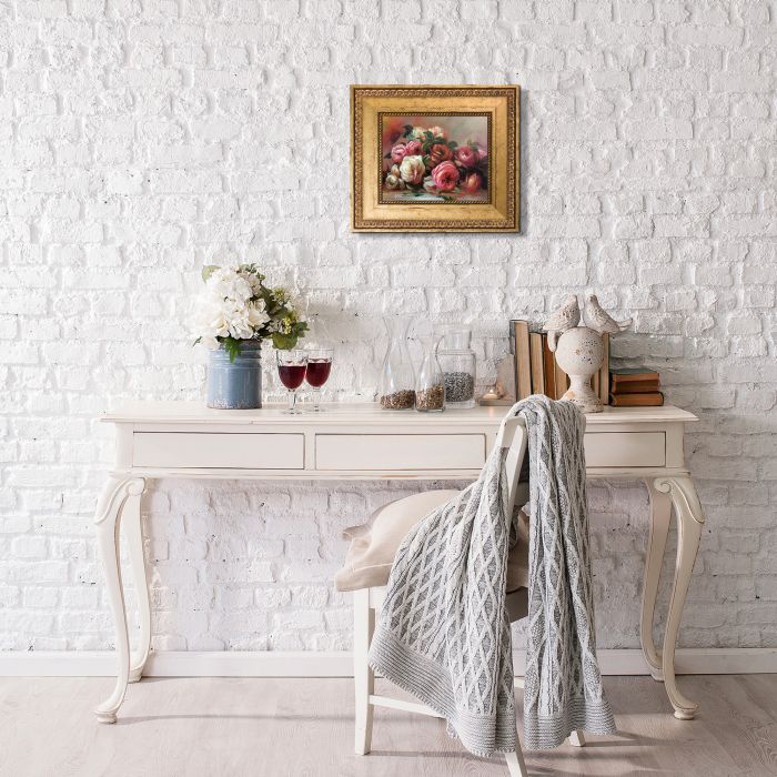 Discarded Roses Pre-Framed - Versailles Gold King Frame 8"X10"