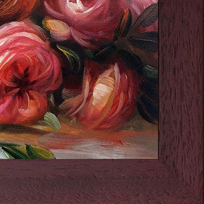 Discarded Roses Pre-Framed - Open Grain Mahogany 8" X 10"