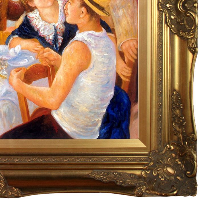Luncheon of the Boating Party Pre-Framed - Victorian Gold Frame 20"X24"