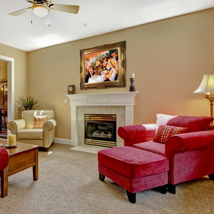 Luncheon of the Boating Party Pre-Framed - Victorian Gold Frame 20"X24"