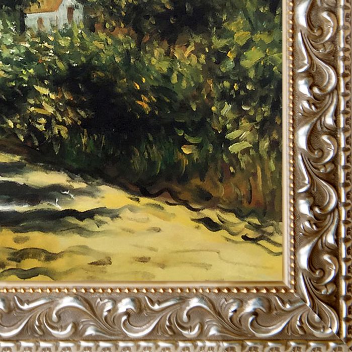 A Road in Louveciennes, 1870 Pre-Framed - Rococo Silver 20"X24"