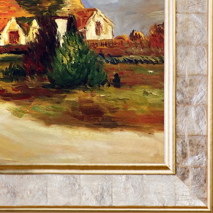 Village by the Sea, 1880-1889 Pre-Framed - Gold Pearl Frame 20" X 24"