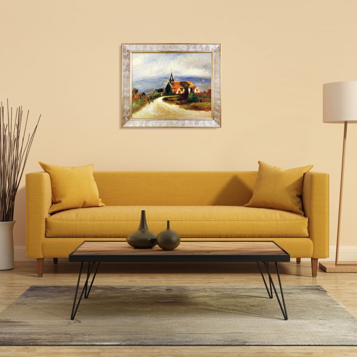 Village by the Sea, 1880-1889 Pre-Framed - Gold Pearl Frame 20" X 24"