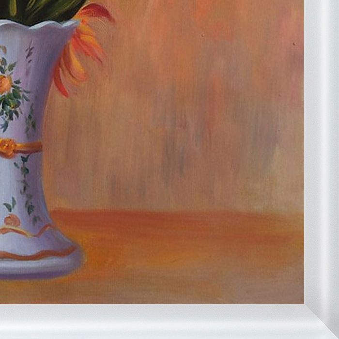 Tulips, 1909 Pre-Framed - Moderne Blanc Frame 20" X 24"