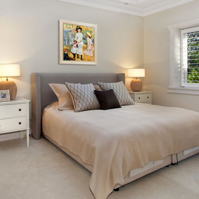 Children on the Seashore Pre-Framed - Constantine Frame 20" X 24"