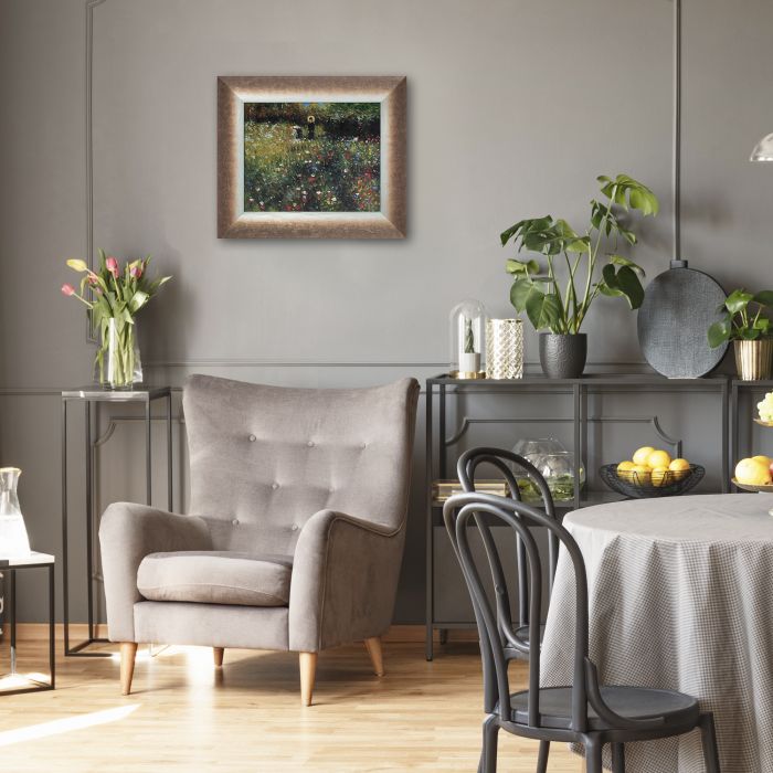 Frau mit Sonnenschirm,1875 Pre-framed - Spoleto Bronze 8" X 10"