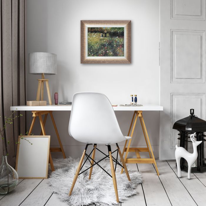 Frau mit Sonnenschirm,1875 Pre-framed - Spoleto Bronze 8" X 10"